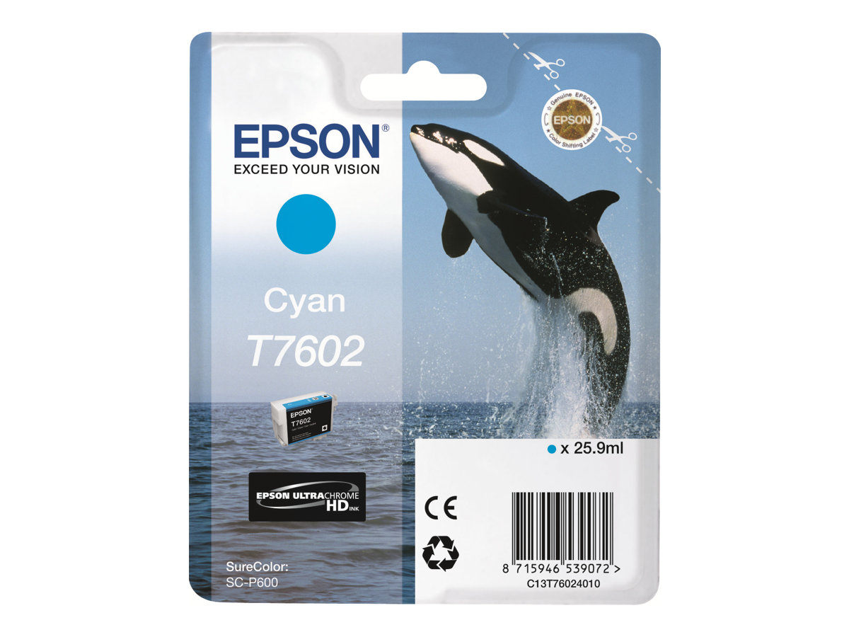 Epson T7602 | Ink Cartridge | Cyan - Image 4
