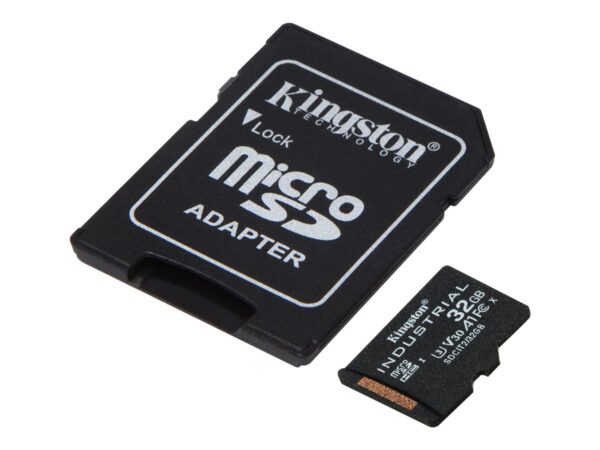 Kingston | UHS-I | 32 GB | microSDHC/SDXC Industrial Card | Flash memory class Class 10, UHS-I, U3, V30, A1 - Image 5