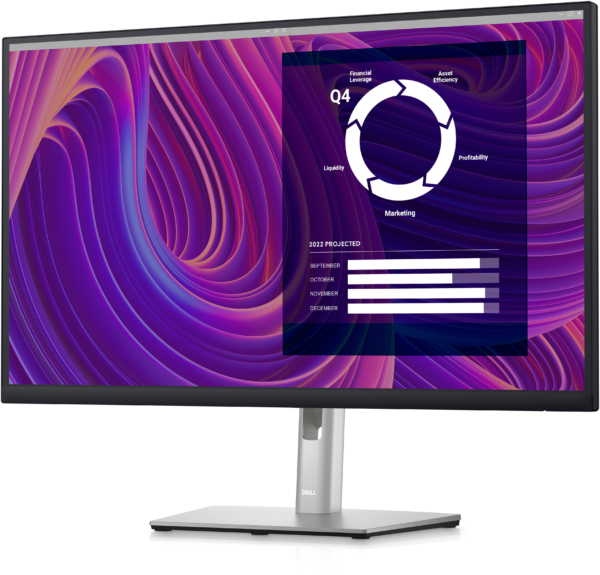 Dell | Monitor | P2723D | 27 " | IPS | QHD | 16:9 | 60 Hz | 5 ms | 2560 x 1440 | 350 cd/m² | HDMI ports quantity 1 | Black | Warranty 36 month(s) - Image 4