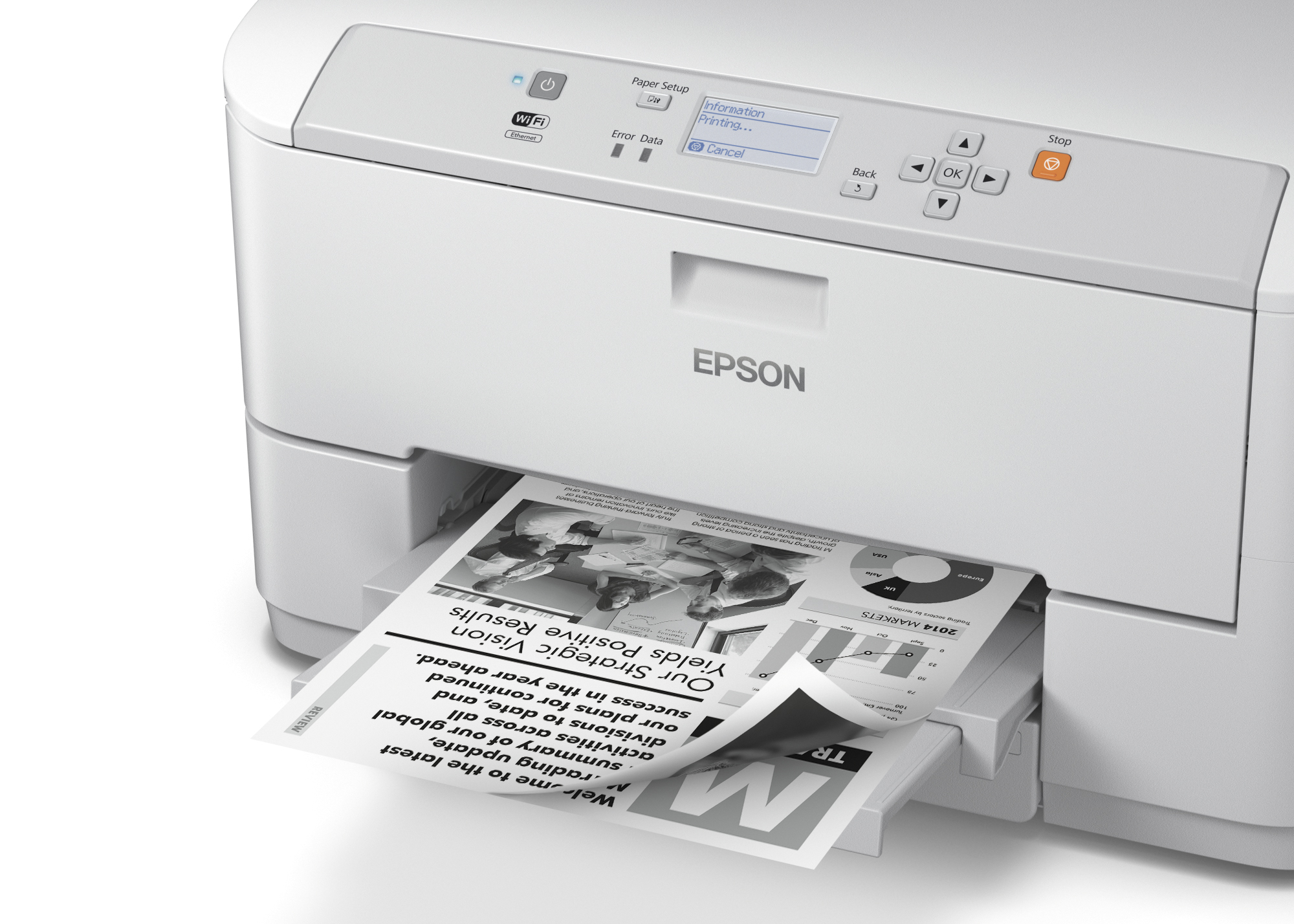 Epson WF-M5190DW | Mono | Inkjet | Printer | Wi-Fi | Maximum ISO A-series paper size A4 | Grey/White - Image 20