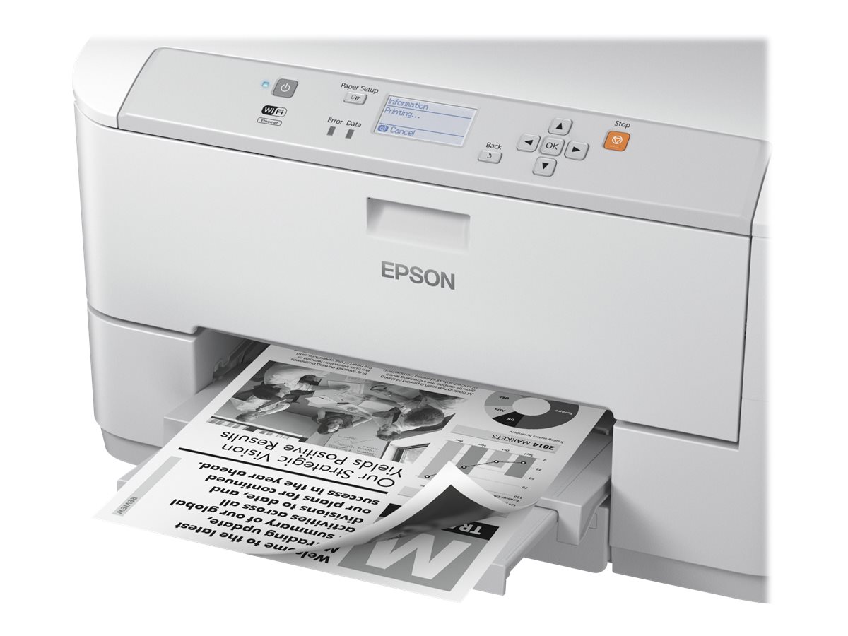 Epson WF-M5190DW | Mono | Inkjet | Printer | Wi-Fi | Maximum ISO A-series paper size A4 | Grey/White - Image 8