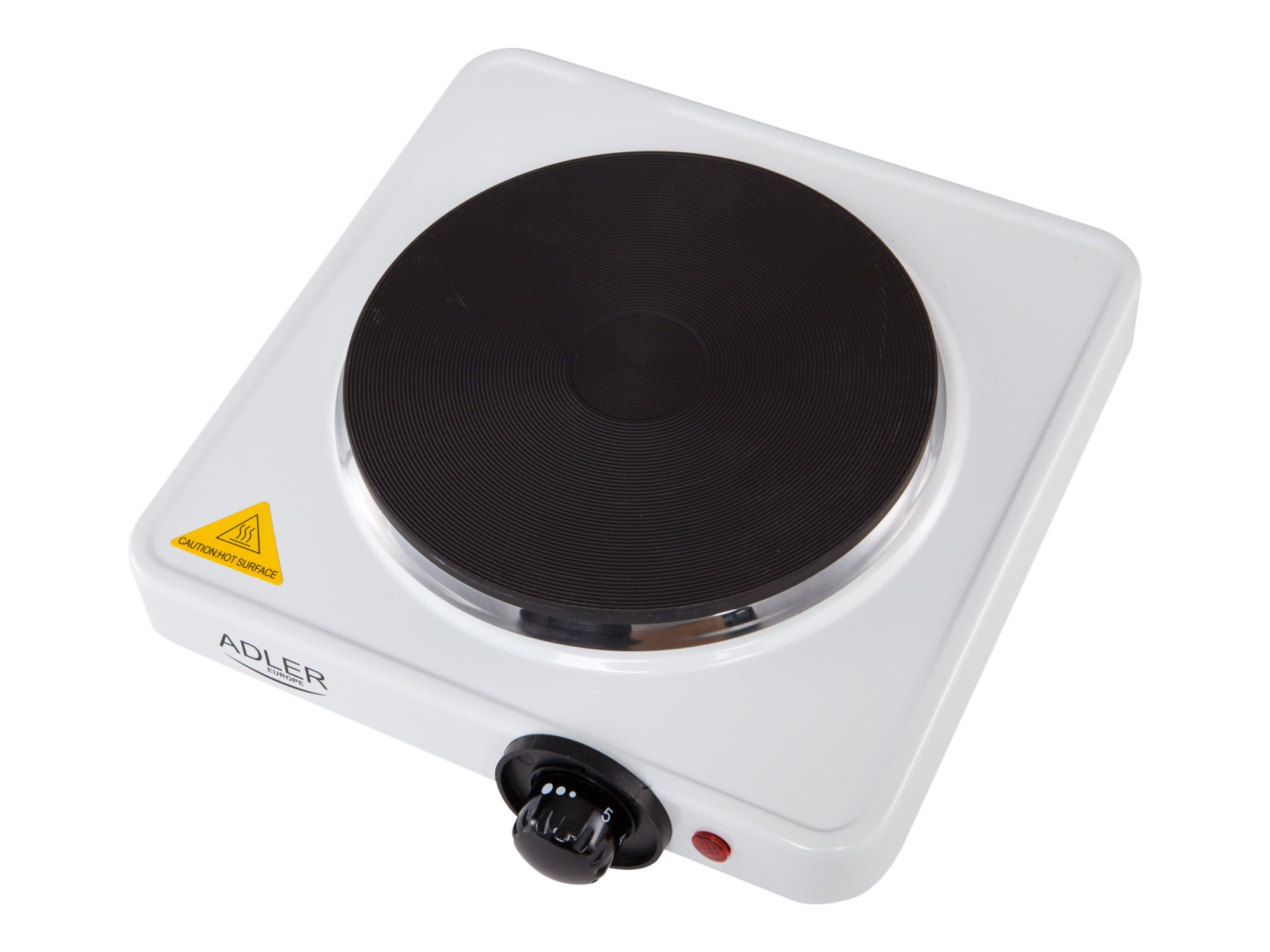 Adler | Free standing table hob | AD 6503 | Number of burners/cooking zones 1 | White | Electric