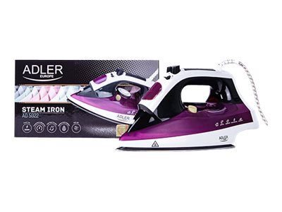 Iron | Adler | AD 5022 | With cord | 2200 W | Purple/White - Image 5