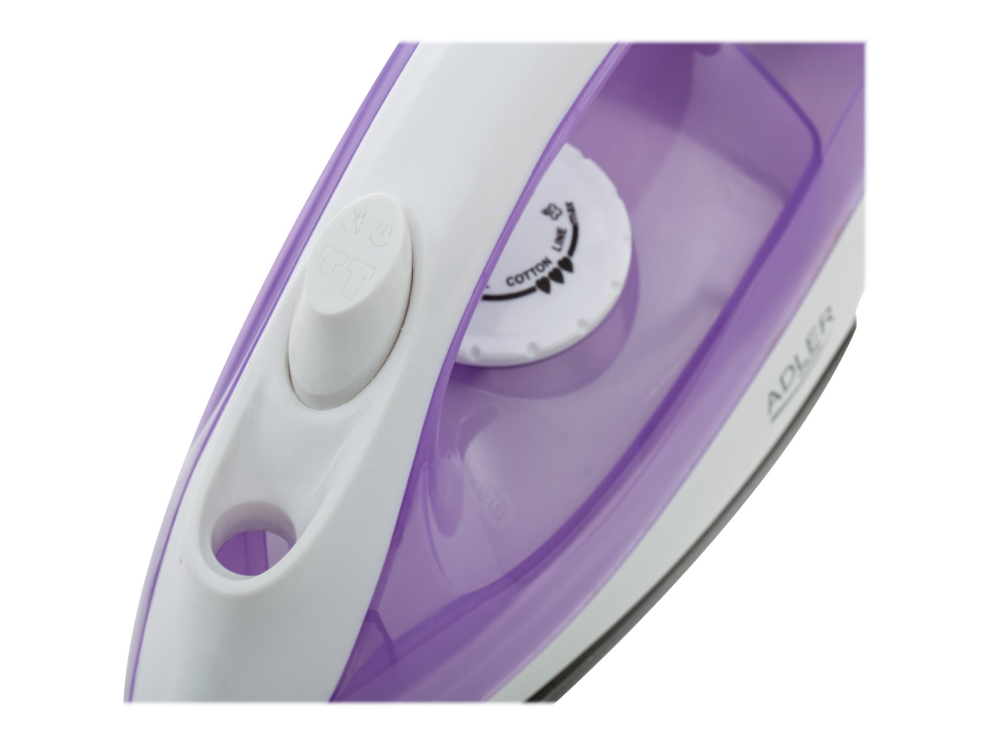 Iron | Adler | AD 5019 | With cord | 1600 W | Water tank capacity 100 ml | Continuous steam 10 g/min | Violet/White - Image 6