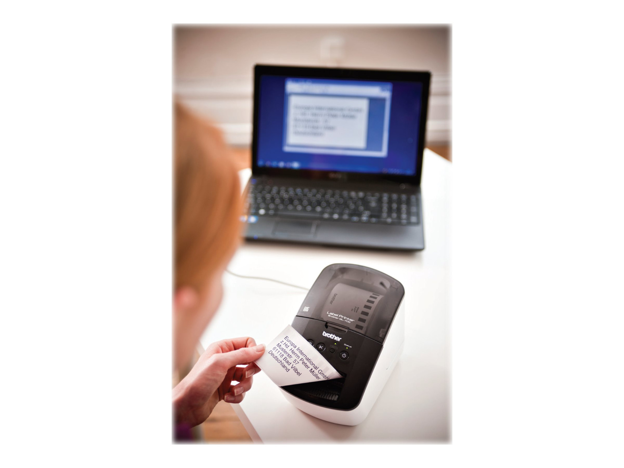 Brother QL-700 | Thermal | Label Printer | Black/White - Image 12