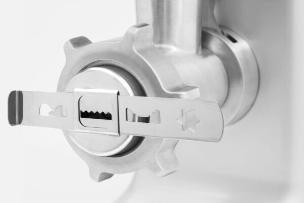 Caso | Meat Grinder | FW2000 | Silver | Number of speeds 2 | Accessory for butter cookies; Drip tray - Image 5