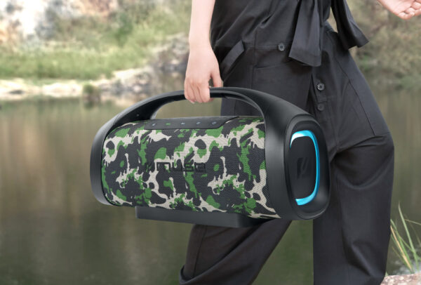 Muse Speaker | M-980 CA Splash proof | 300 W | Waterproof | Bluetooth | Camouflage | Portable | Wireless connection - Image 2