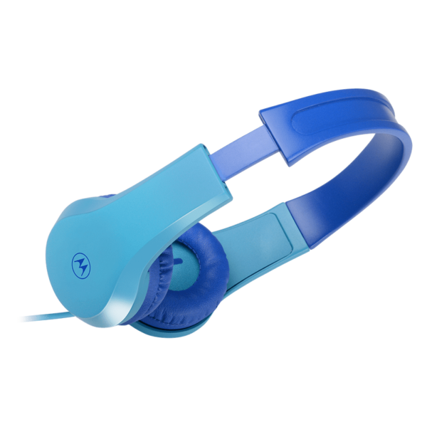 Motorola | Kids Wired Headphones | Moto JR200 | Over-Ear | Built-in microphone | 3.5 mm plug | Blue - Image 2