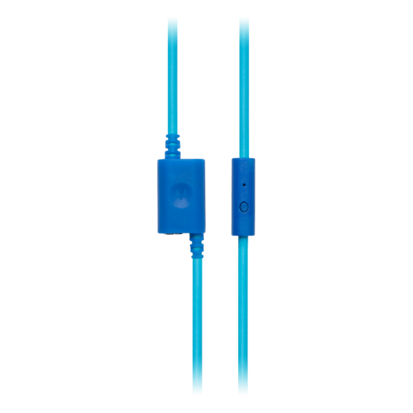 Motorola | Kids Wired Headphones | Moto JR200 | Over-Ear | Built-in microphone | 3.5 mm plug | Blue - Image 3