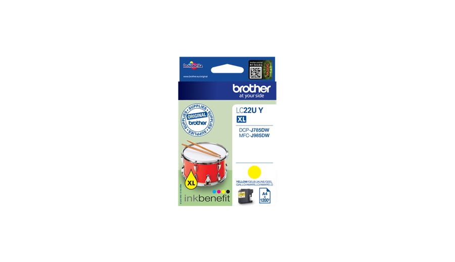 Brother LC-22UY | Ink Cartridge | Yellow