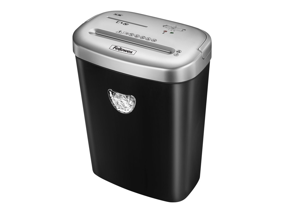 Powershred | 53C | Black | 23 L | Shredding CDs | Credit cards shredding | Paper handling standard/output 10 sheets per pass | Cross-Cut Shredder - Image 2