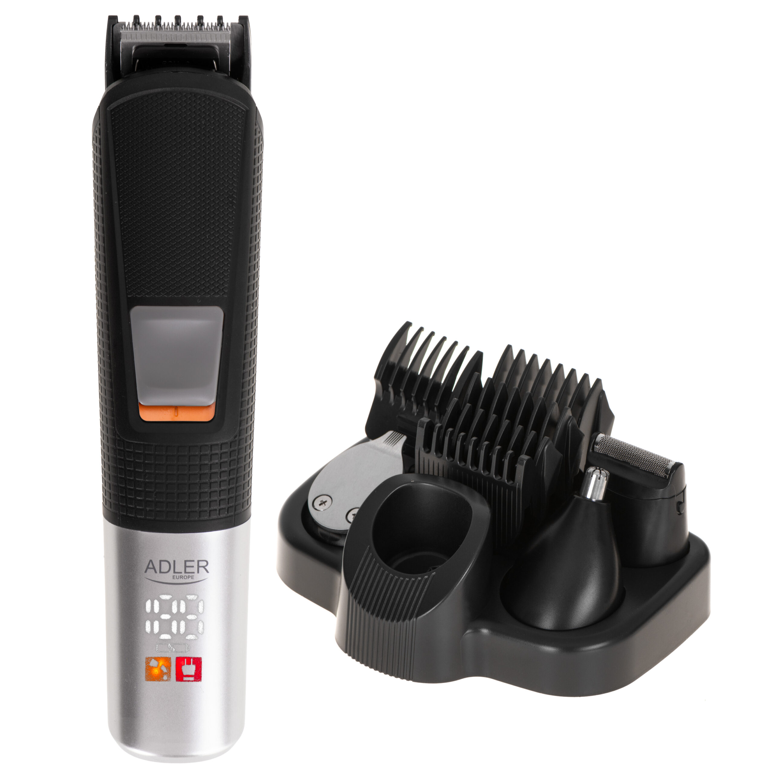 Adler Grooming set 5 in 1 | AD 2943 | Cordless | Number of length steps 4 | Black - Image 3