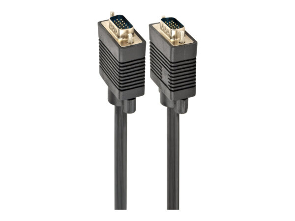 Cablexpert Premium VGA HD15M/HD15M dual-shielded w/2*ferrite core 15M cable Black | Cablexpert - Image 3