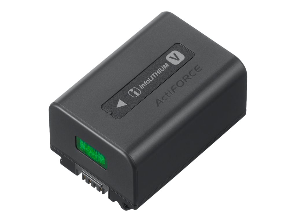 Sony | Compact V-series InfoLITHIUM™ rechargeable battery with 7.3V mean output and 6.9Wh (950mAh) capacity. | NP-FV50A - Image 2