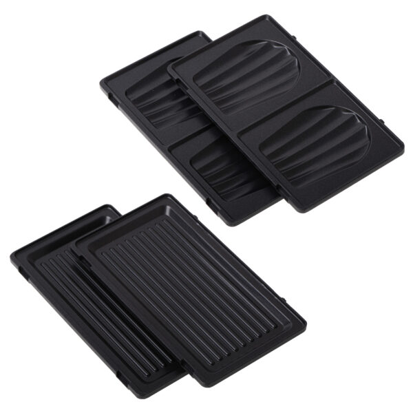 Adler Sandwich maker 2 in 1 | AD 3070b | 850 W | Number of plates 2 | Black - Image 9