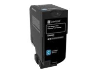 Lexmark Corporate | 74C2SCE | Laser Toner Cartridge | Cyan - Image 3