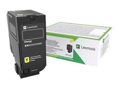Lexmark Corporate | 74C2SYE | Laser Toner Cartridge | Yellow - Image 2