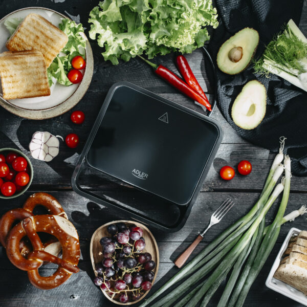 Adler Sandwich maker 2 in 1 | AD 3070b | 850 W | Number of plates 2 | Black - Image 12