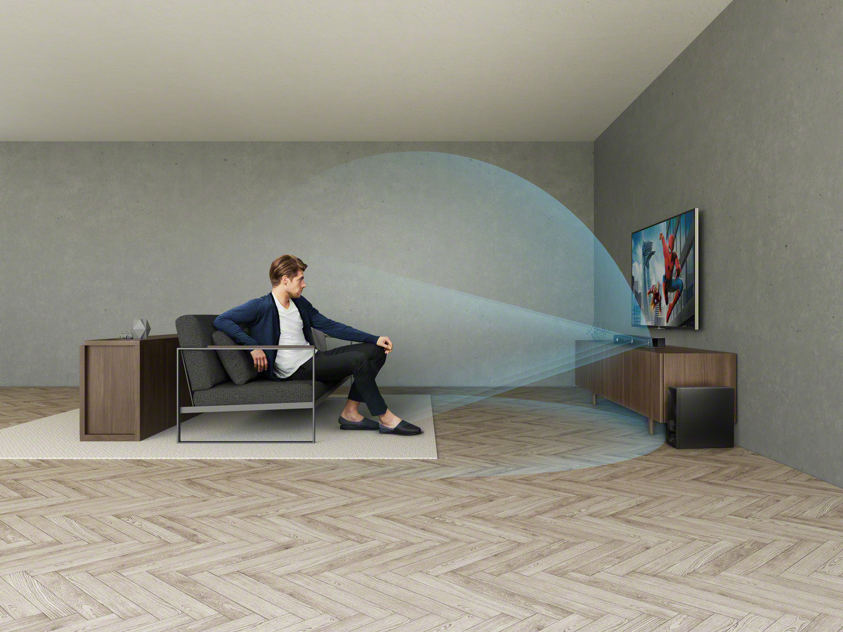 Sony | HT-ZF9 3.1CH Sound Bar With Wi-Fi and Bluetooth | Black | No | USB port | Wi-Fi | Bluetooth | Wireless connection - Image 9