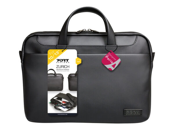 PORT DESIGNS | Zurich | Fits up to size 15.6 " | Messenger - Briefcase | Black | Shoulder strap - Image 4