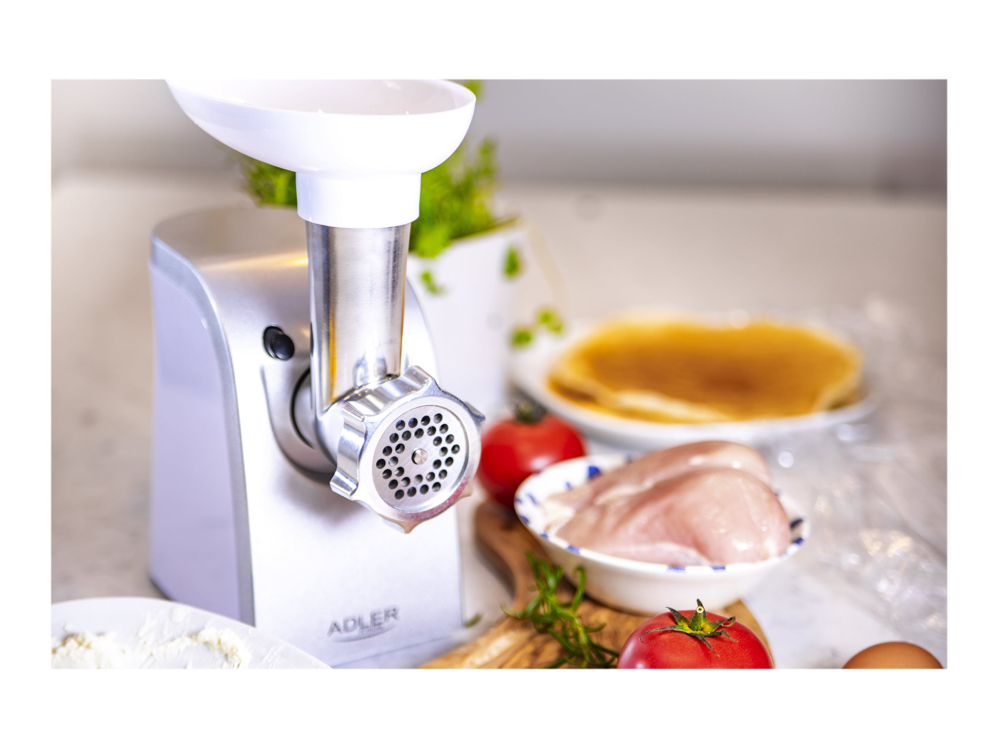 Adler | Meat mincer | AD 4808 | White | 350 W - Image 9