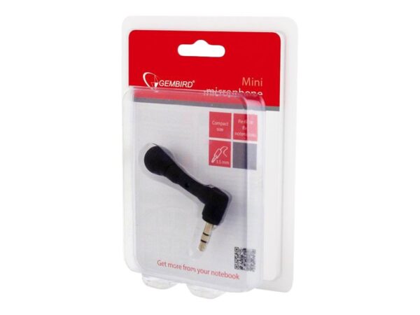 Gembird | Mini microphone | MIC-203 | 3.5 mm | Black - Image 7