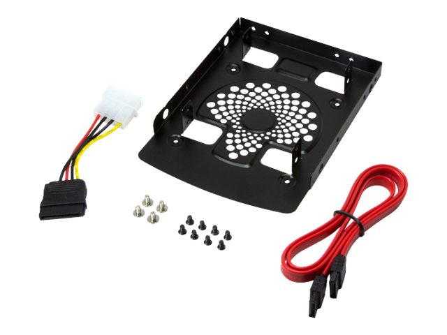 Logilink Harddisk Mounting Bracket, 2x 2.5" to 3.5" | Logilink | Dual Bracket for 2.5" HDD/SSD in 3.5" Bay - Image 2