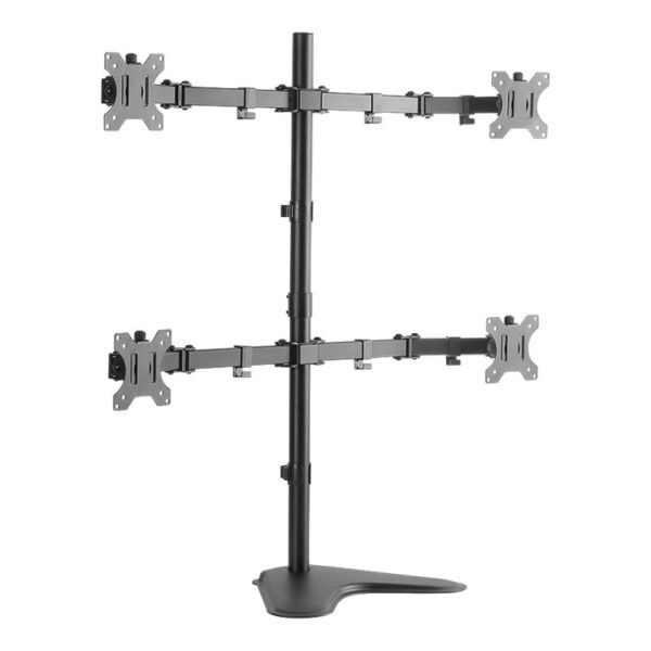 Logilink BP0046 Quad Monitor Desk Stand 13"-32'' | Logilink | Desk Mount | BP0046 | 13-32 " | Maximum weight (capacity) Carrying capacity of each arm: Max. 8 kg kg | Black