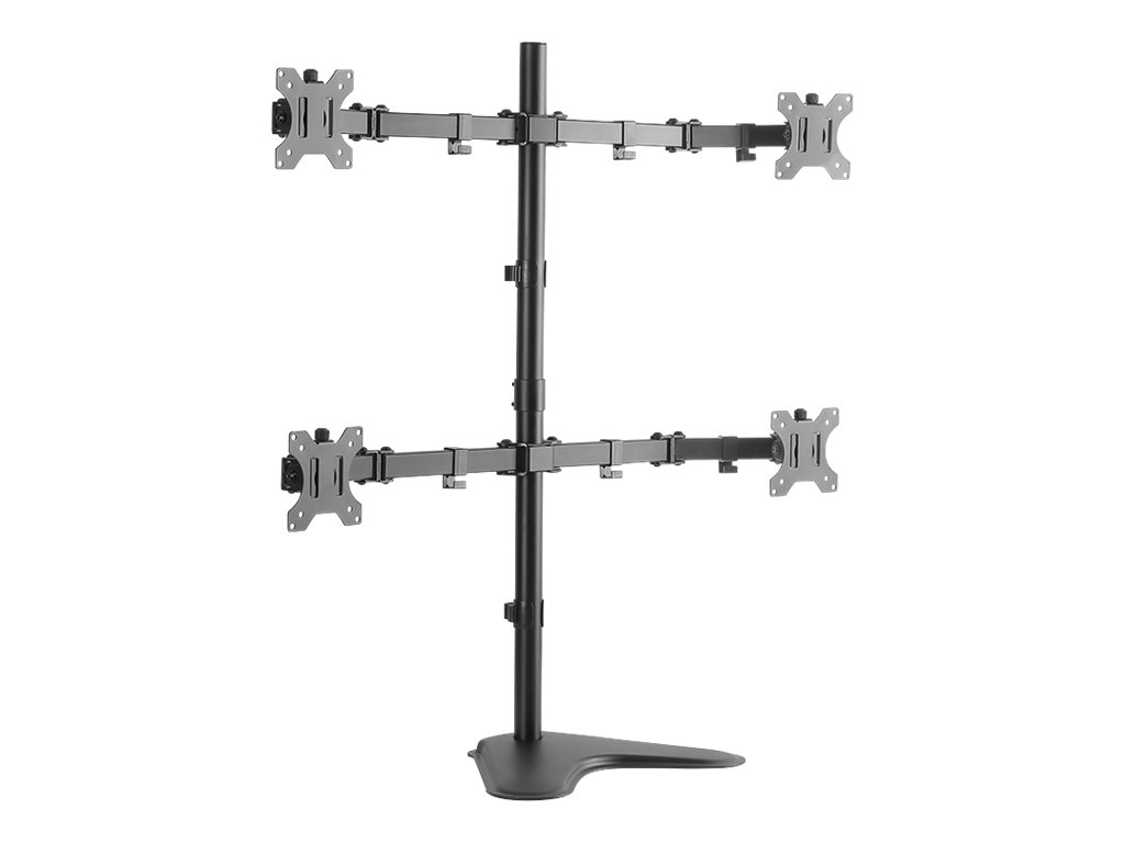 Logilink BP0046 Quad Monitor Desk Stand 13"-32'' | Logilink | Desk Mount | BP0046 | 13-32 " | Maximum weight (capacity) Carrying capacity of each arm: Max. 8 kg kg | Black