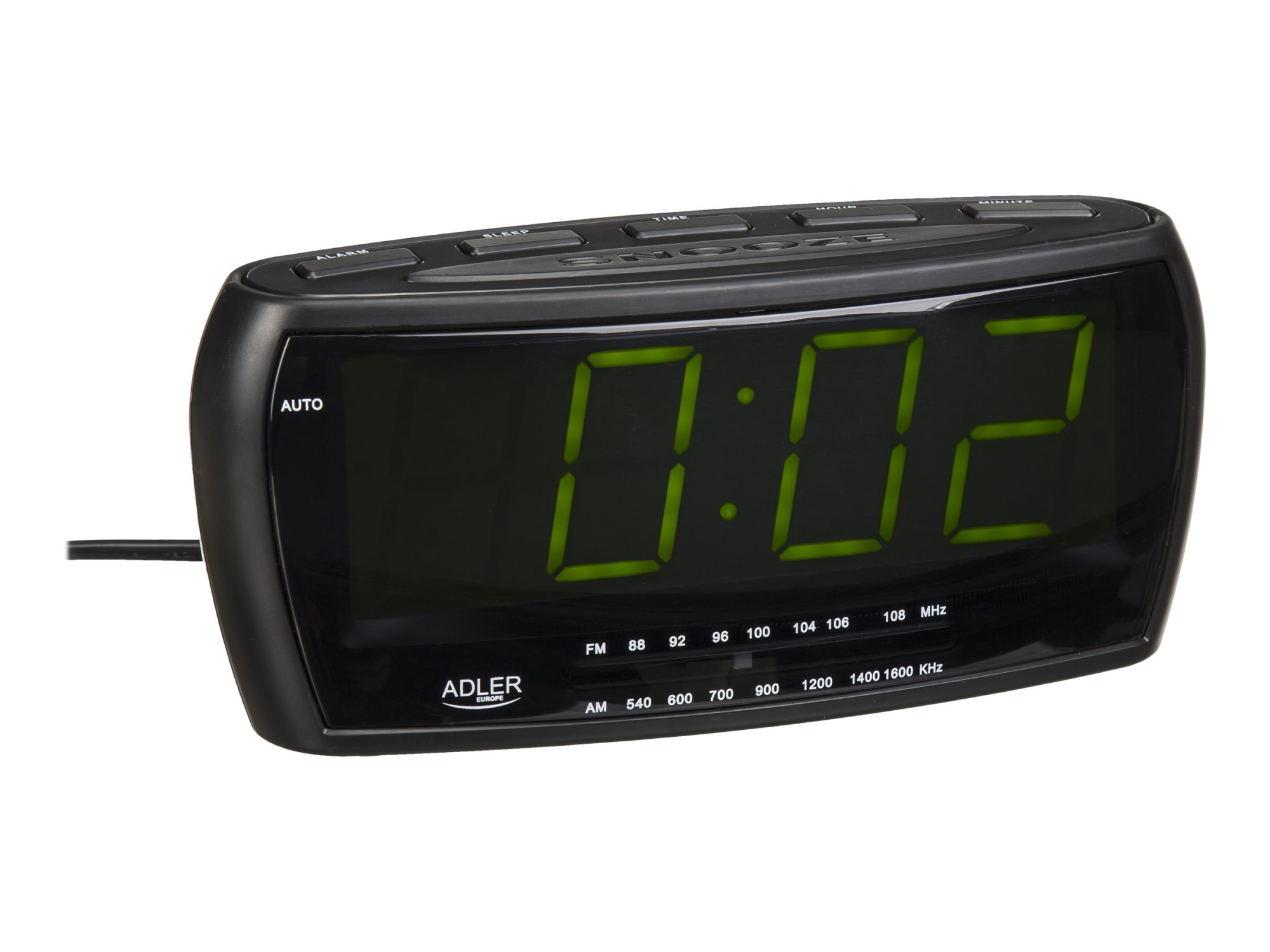 Adler | Alarmclock Radio | AD 1121 | Alarm function | Black - Image 4
