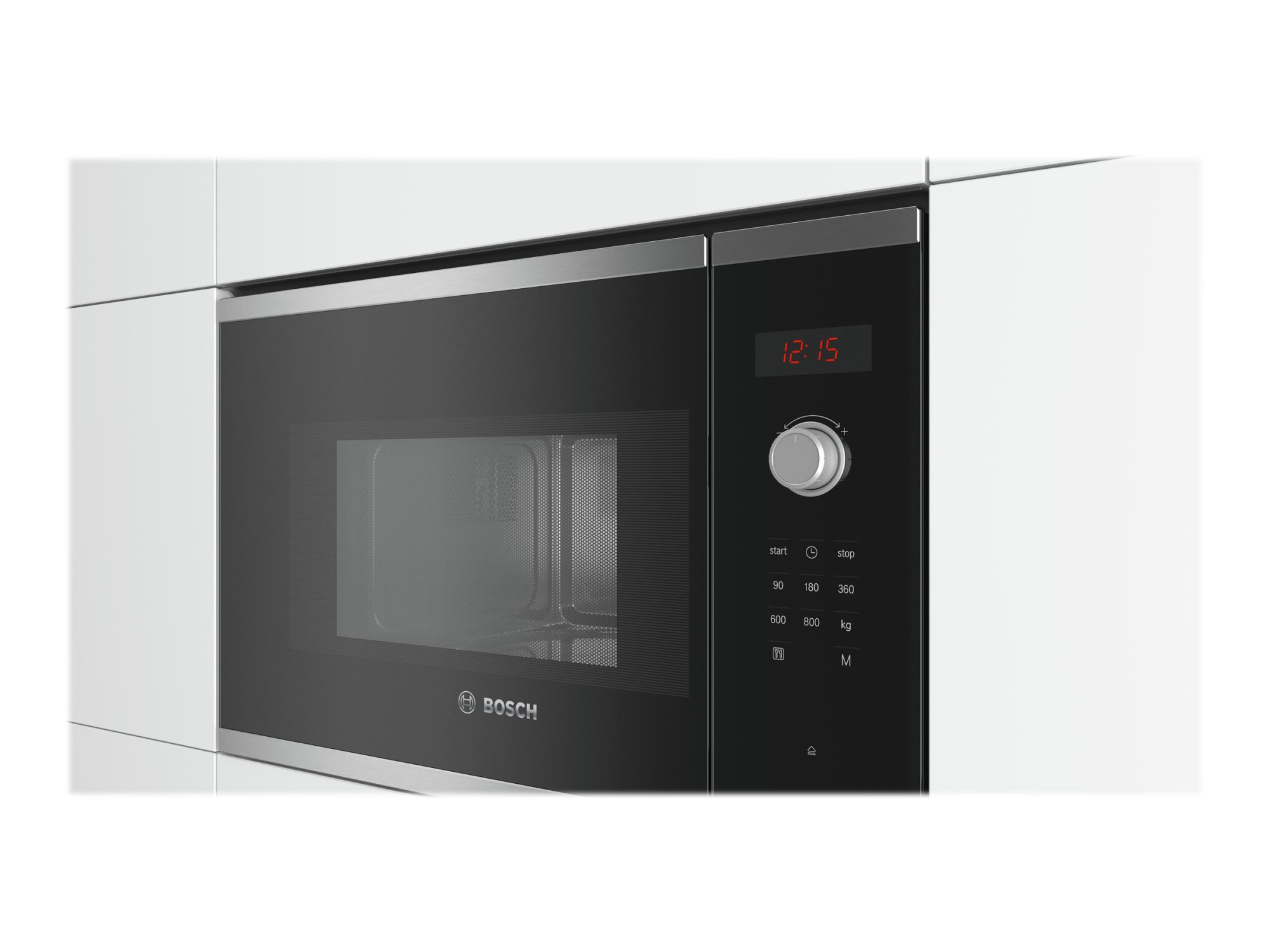 Bosch | Microwave Oven | BFL523MS0 | Built-in | 20 L | 800 W | Stainless steel/Black - Image 4