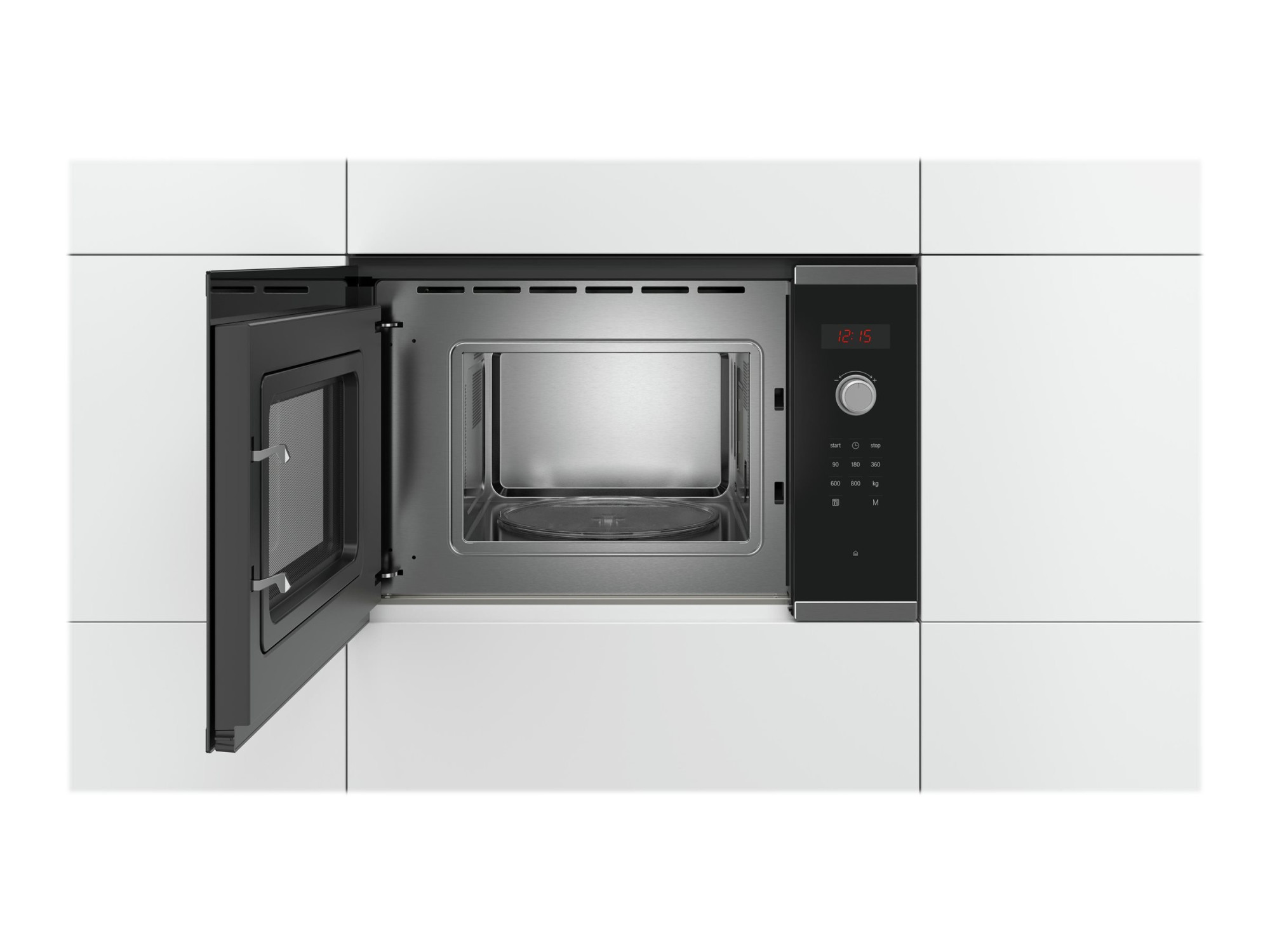 Bosch | Microwave Oven | BFL523MS0 | Built-in | 20 L | 800 W | Stainless steel/Black - Image 6