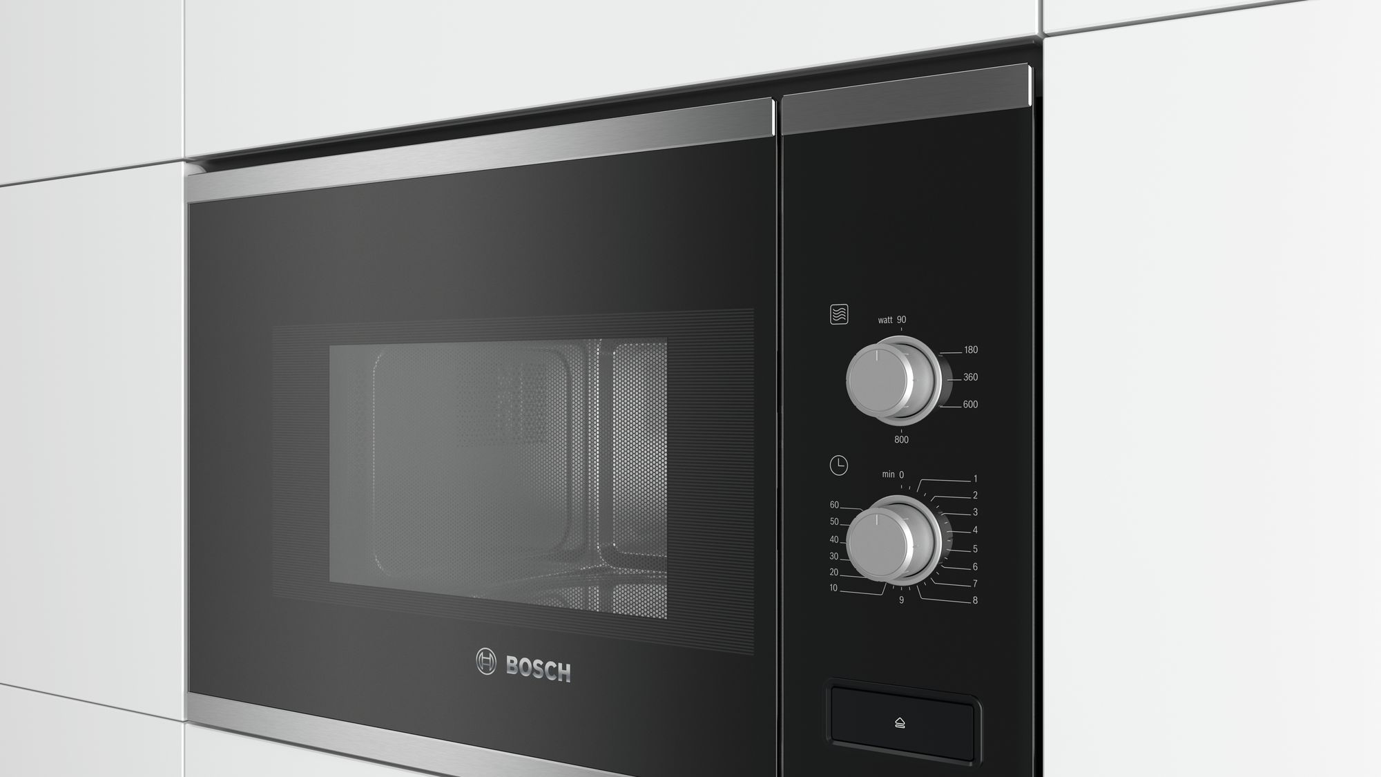 Bosch | Microwave Oven | BFL520MS0 | Built-in | 20 L | 800 W | Stainless steel/Black - Image 3