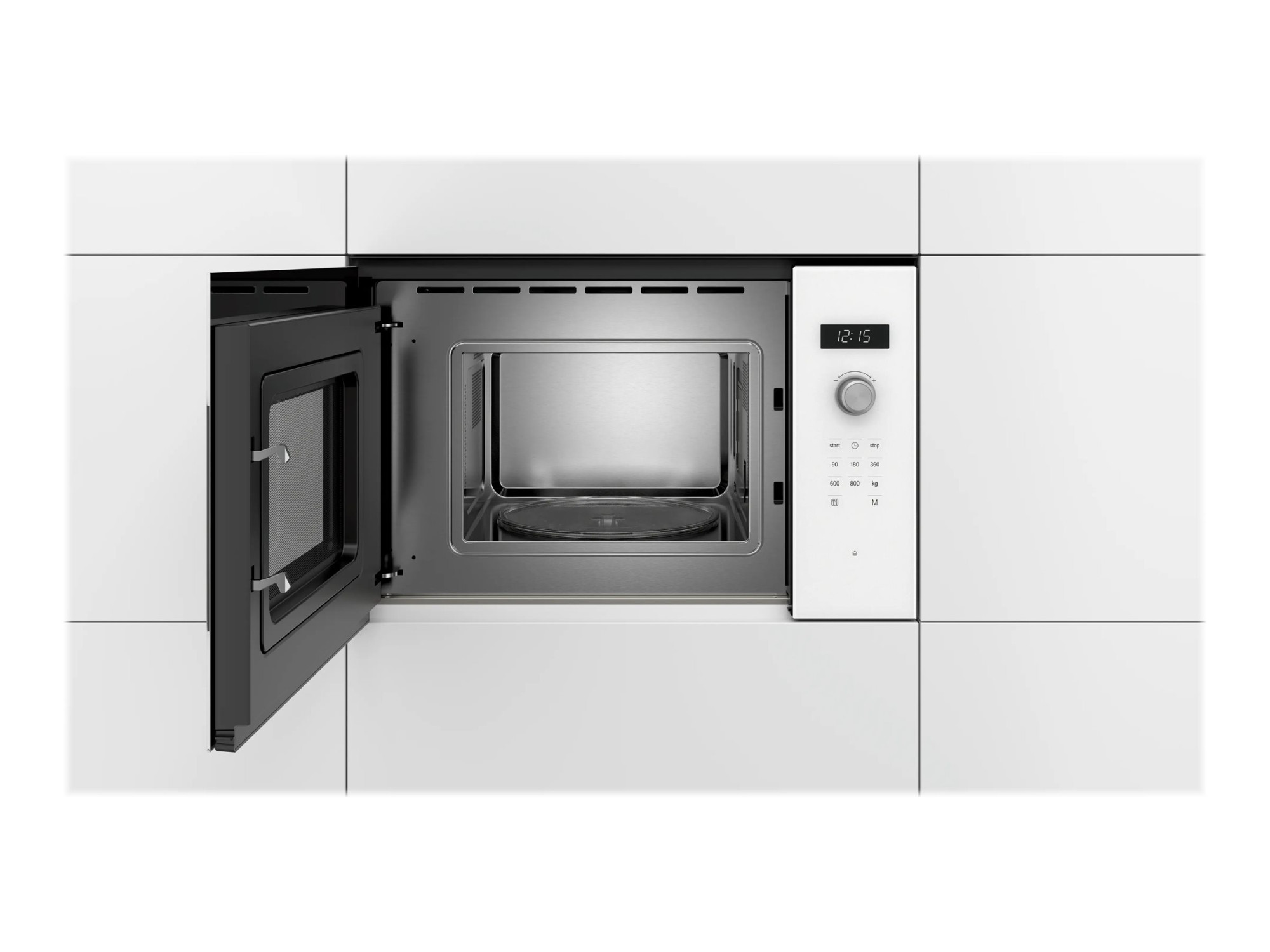 Bosch | Microwave Oven | BFL524MW0 | Built-in | 20 L | 800 W | White - Image 5