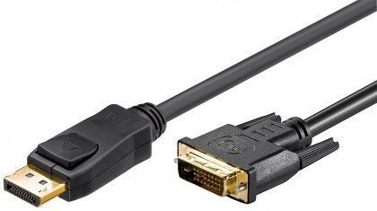 Goobay 51961 DisplayPort/DVI-D adapter cable 1.2, gold-plated, 2m | Goobay | DP to DVI-D