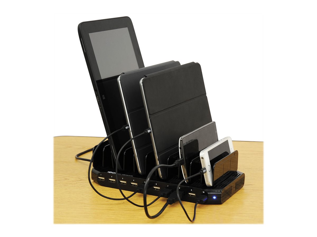 Tripp Lite | 10 Port USB Charging Station with Adjustable Storage | U280-010-ST-CEE - Image 10