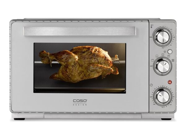 Caso | Compact oven | TO 26 SilverStyle | Easy Clean | Compact | 1500 W | Silver - Image 2