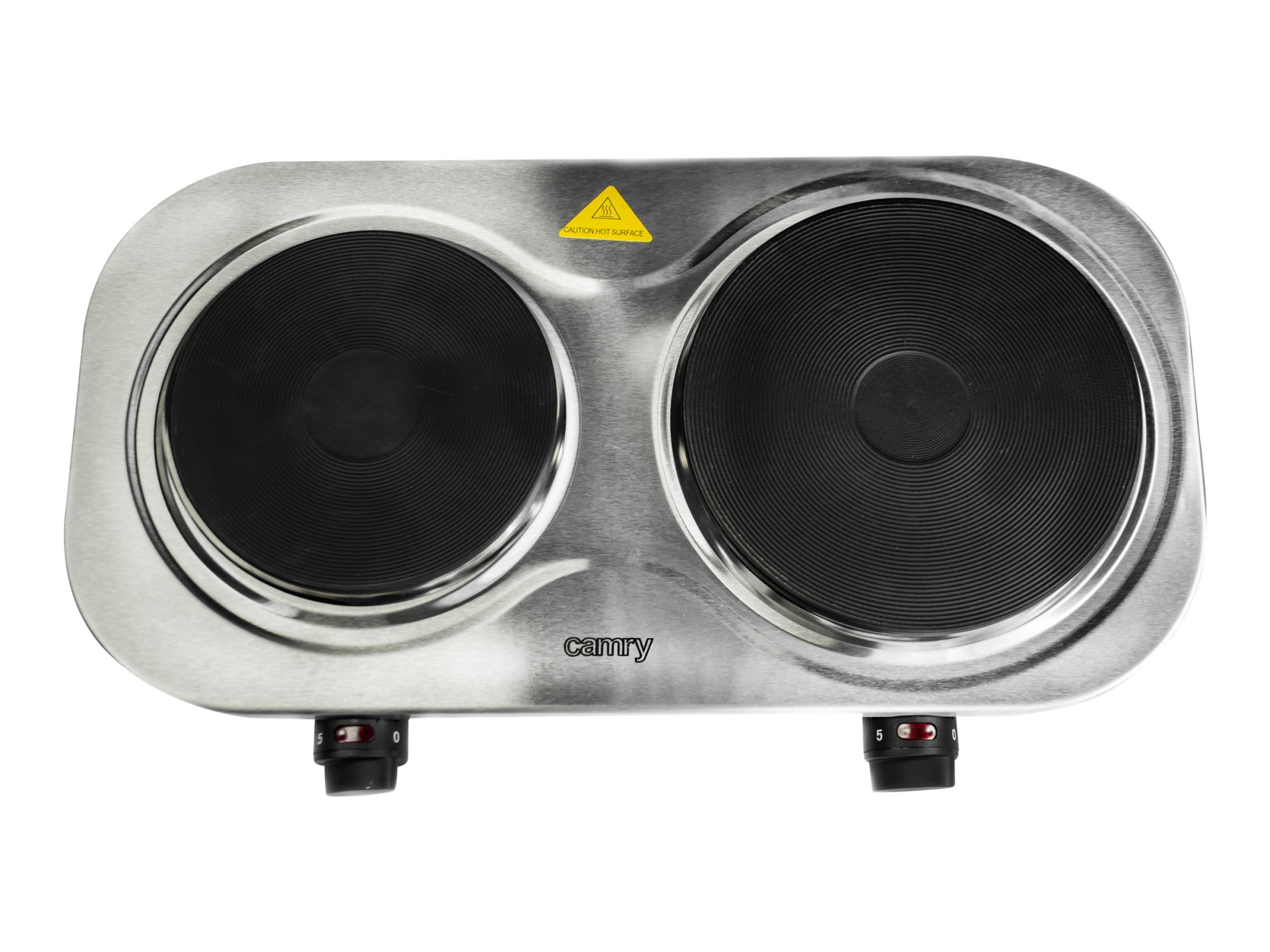 Camry | CR 6511 | Number of burners/cooking zones 2 | Rotary knobs | Stainless steel | Electric - Image 6
