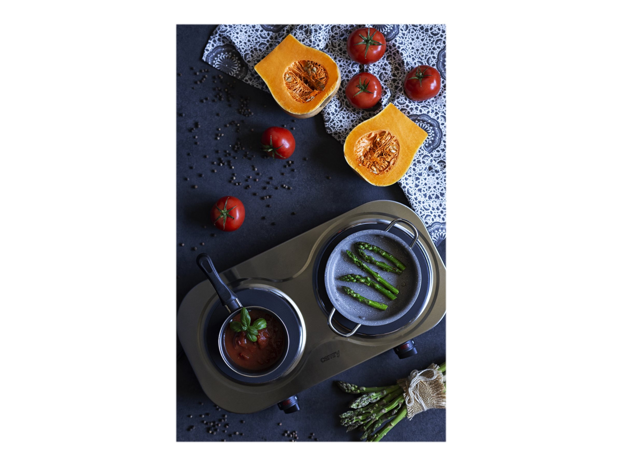 Camry | CR 6511 | Number of burners/cooking zones 2 | Rotary knobs | Stainless steel | Electric - Image 9