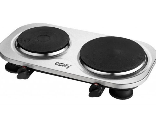 Camry | CR 6511 | Number of burners/cooking zones 2 | Rotary knobs | Stainless steel | Electric