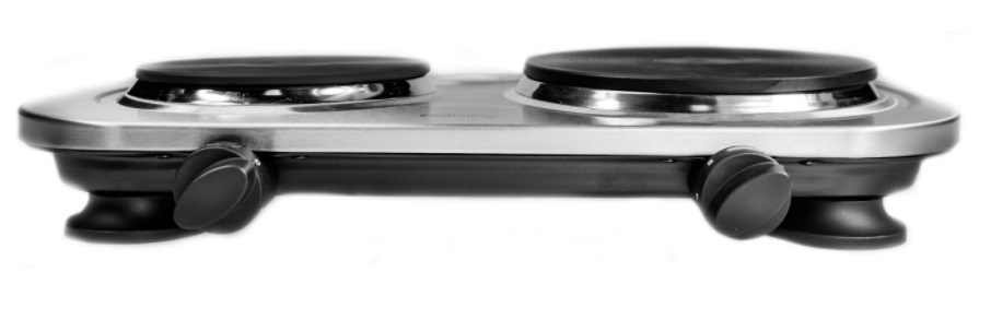 Camry | CR 6511 | Number of burners/cooking zones 2 | Rotary knobs | Stainless steel | Electric - Image 3