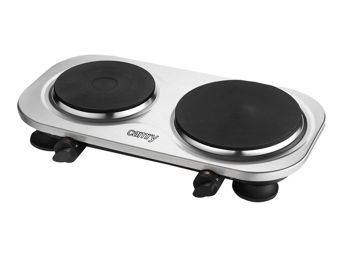 Camry | CR 6511 | Number of burners/cooking zones 2 | Rotary knobs | Stainless steel | Electric - Image 5