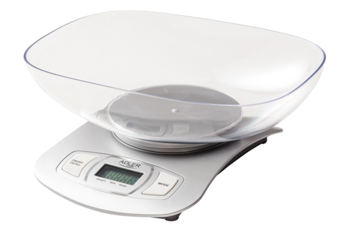 Adler | Kitchen scale | AD 3137s | Maximum weight (capacity) 5 kg | Graduation 1 g | Display type LCD | Silver
