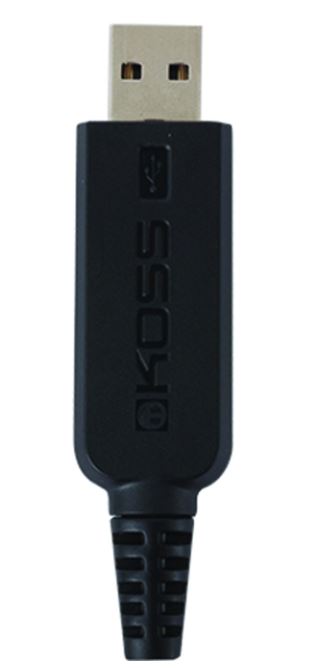 Koss | Headphones | CS95 USB | Wired | On-Ear | Microphone | Black/Gold - Image 3