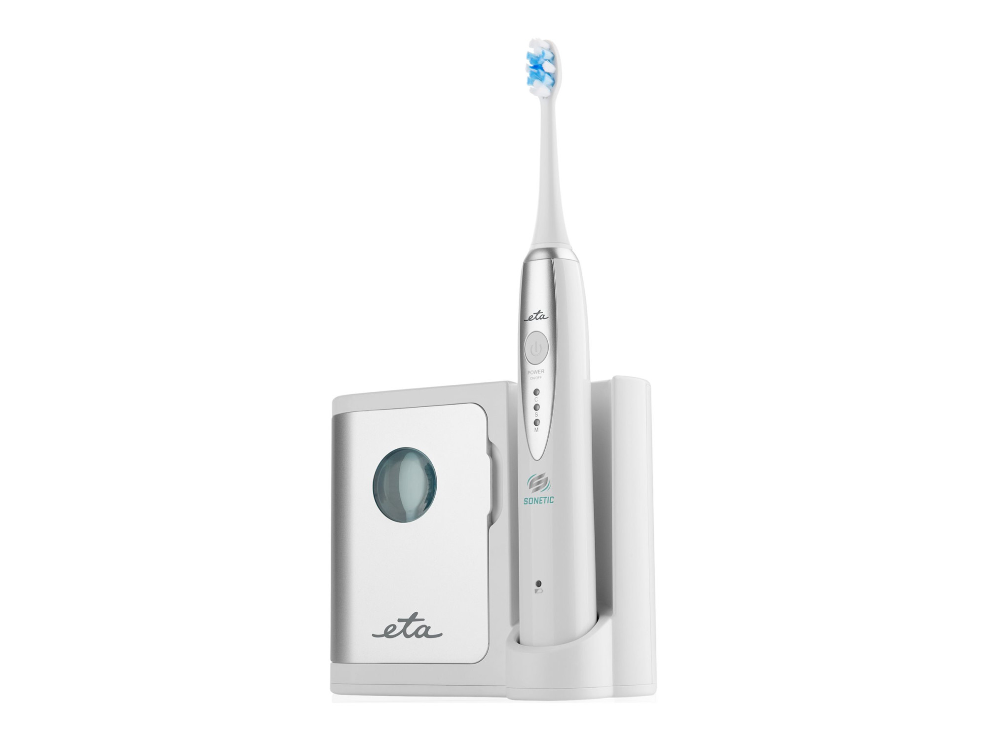 ETA | Sonetic 1707 90000 | Rechargeable | For adults | Number of brush heads included 3 | Number of teeth brushing modes 3 | Sonic technology | White - Image 2