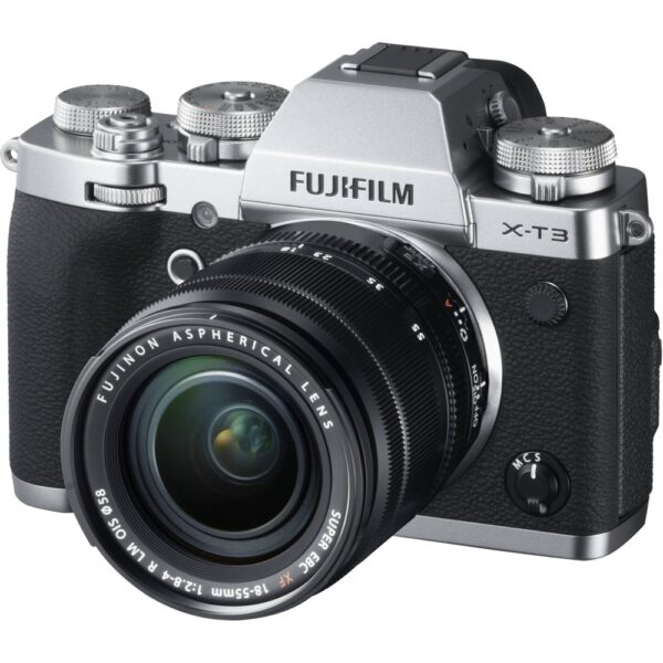 Fujifilm | X-T3 + XF18-55 | Mirrorless Camera Kit | 26.1 MP | ISO sensitivity (max) 51200 | Display diagonal 3.0 " | Video recording | Magnification 0.75 x | Viewfinder | CMOS | Silver - Image 2