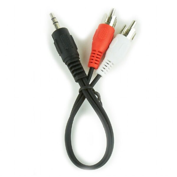 Gembird Audio Stereo Adapter from 3.5 mm plug to 2 RCA plugs, 0.2 m | Cablexpert - Image 4