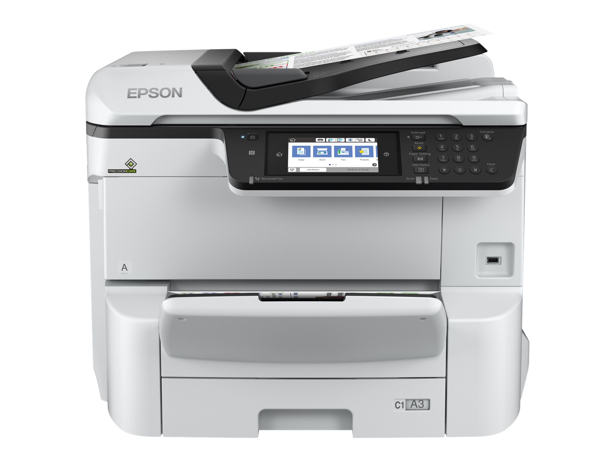 Epson Multifunctional printer | WF-C8690DWF | Inkjet | Colour | All-in-One | A4 | Wi-Fi | Grey/Black - Image 4
