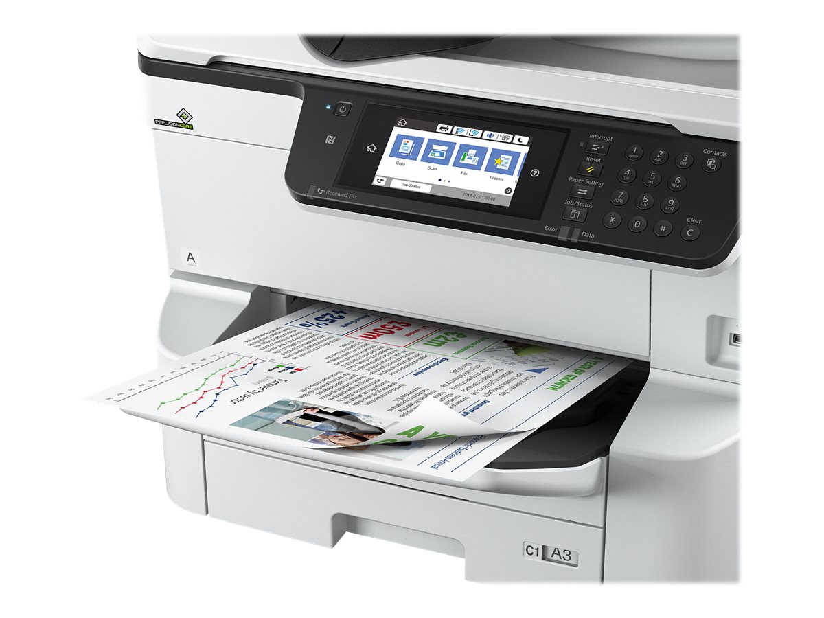 Epson Multifunctional printer | WF-C8690DWF | Inkjet | Colour | All-in-One | A4 | Wi-Fi | Grey/Black - Image 8