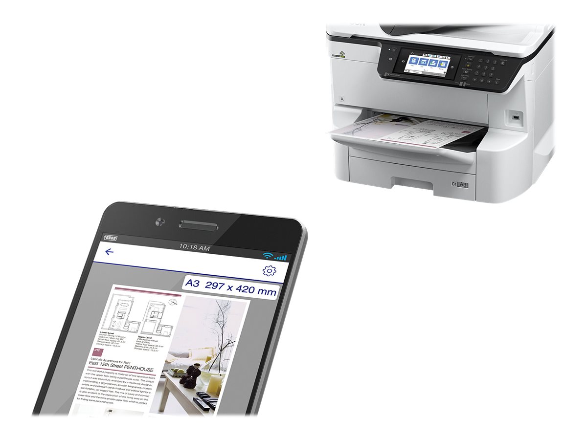 Epson Multifunctional printer | WF-C8690DWF | Inkjet | Colour | All-in-One | A4 | Wi-Fi | Grey/Black - Image 14